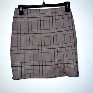 Fashion Nova Plaid Mini Skirt